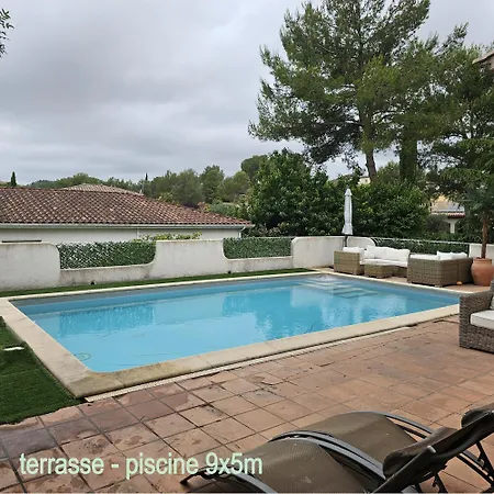 Maison 90 M2 Avec Piscine Et Clim - 3 - Proche Montpellier Apartment *